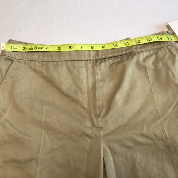 NWT VALENTINO Wide Crop Cotton/Silk Blend Utility Trousers Size 10 - Picture 4 of 9